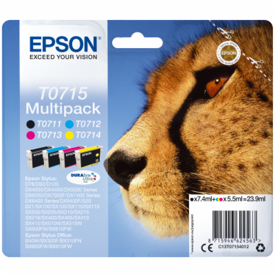 EPSON ink Multipack 4-colours T0715 DURABrite Ultra Ink