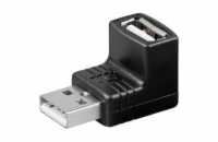 PremiumCord USB redukce A-A, Male/Female 90°