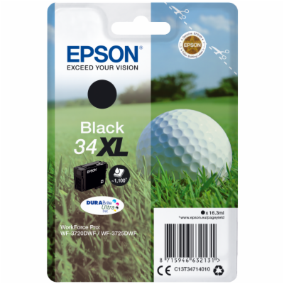 Epson Singlepack Black 34XL DURABrite Ultra Ink