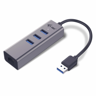 i-tec USB 3.0 Metal HUB 3 Port + Gigabit Ethernet Adapter