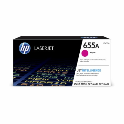 HP 655A Magenta Original LaserJet Toner Cartridge (CF453A...