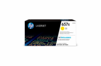 HP 657X originální tonerová kazeta žlutá CF472X HP 657X High Yield Yellow Original LaserJet Toner Cartridge (CF472X) (23,000 pages)