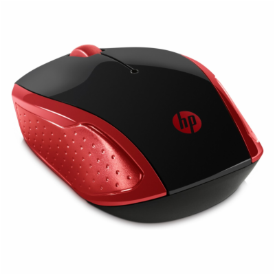 HP myš - 200 Mouse, Wireless, Empress red