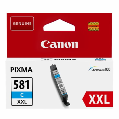 Canon inkoustová náplň CLI-581XXL/ azurová/ 11,7 ml