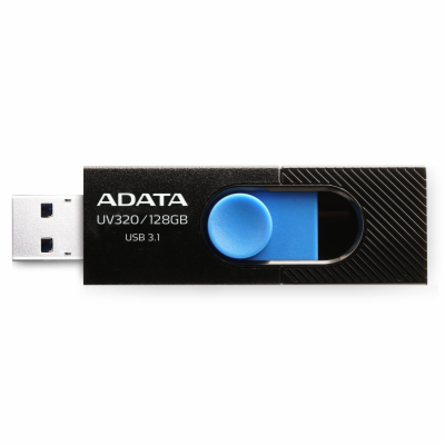 ADATA Flash Disk 128GB UV320, USB 3.1 Dash Drive, černá/m...