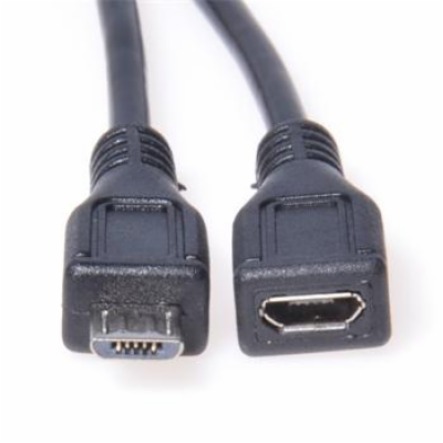 PremiumCord Kabel prodlužovací microUSB 2.0 male-female, ...