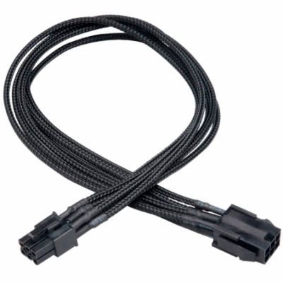 AKASA kabel FLEXA V6 prodloužení k 6pin VGA PSU, 40cm