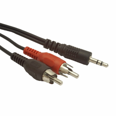 GEMBIRD kabel minijack 3.5mm - 2x RCA M/M 2,5m