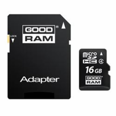 GOODRAM (Wilk Elektronik) Micro SDHC karta 16GB Class 4 +...