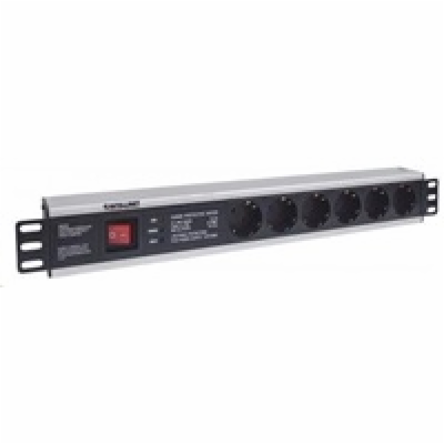 Intellinet 19" 1.5U Rackmount 6-Way Power Strip - German ...