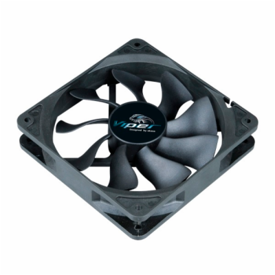 AKASA ventilátor Viper, Black Fan 12cm, 120x120x25mm, HDB...