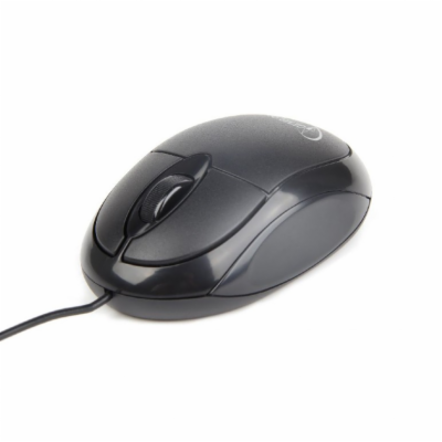 GEMBIRD MUS-U-01 Optical mouse 1000 DPI USB black