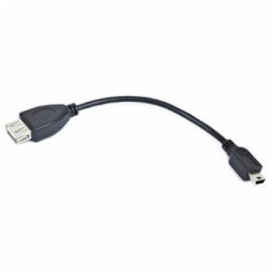 GEMBIRD Kabel USB 2.0 A-Mini B OTG 15cm (F/M, pro tablety...