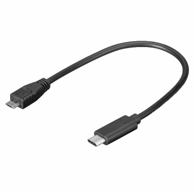 PREMIUMCORD Adaptér USB 3.1 C/male - USB 2.0 Micro-B/male...