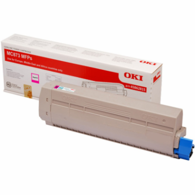 OKI 45862815 - originální OKI Magenta toner do MC873 (10....