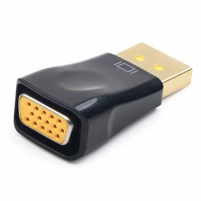 GEMBIRD Redukce DisplayPort - VGA (M/F, černá)