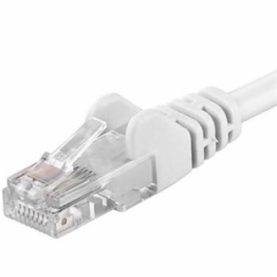 PREMIUMCORD Patch kabel UTP RJ45-RJ45 CAT5e 0.5m bílá