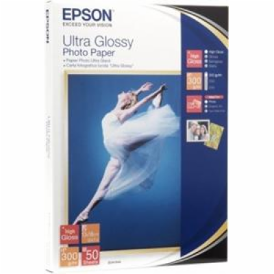 EPSON Ultra Glossy Photo Paper 10x15,300g(50listů)