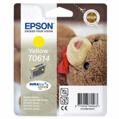 Epson T0614 Yellow 8ml pro Stylus D68/D88/DX3850/DX4850 -...