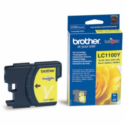 Brother LC-1100Y - originální Brother LC-1100Y (ink. žlut...