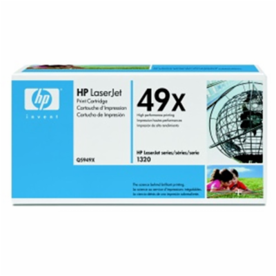 HP 49X Black LJ Toner Cart, Q5949X (6,000 pages)