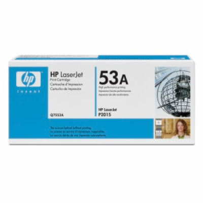 HP 53A Black LJ Toner Cart, Q7553A (3,000 pages)