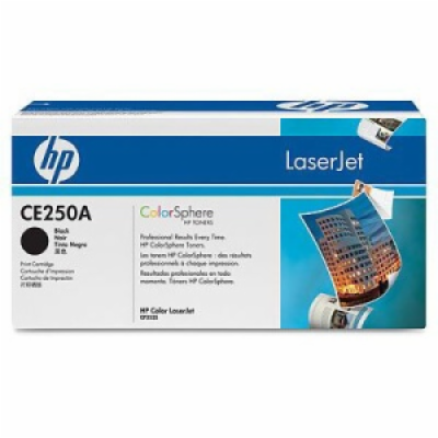 HP 504A Black LJ Toner Cart, CE250A (5,000 pages)