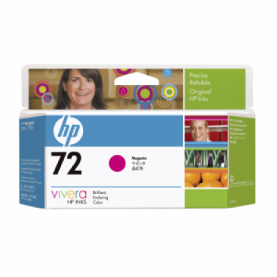 HP 72 Magenta DJ Ink Cart, 130 ml, C9372A