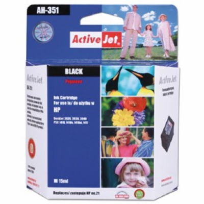 ActiveJet inkoust HP 9351 Bk ref. no21, 20 ml     AH-21RX