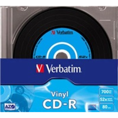 VERBATIM CD-R(10-Pack)Slim/Vinyl/DLP/52x/700MB