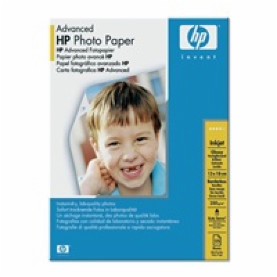 HP Advanced Glossy Photo Paper, 25 listů/13 x 18 cm, bezo...