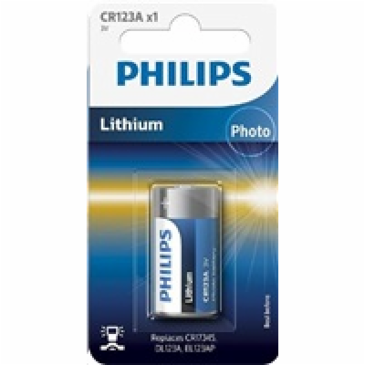 Philips baterie CR123A - 1ks