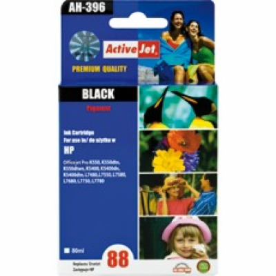 ActiveJet inkoust HP 9396 Large Black ref. no88, 80 ml   ...