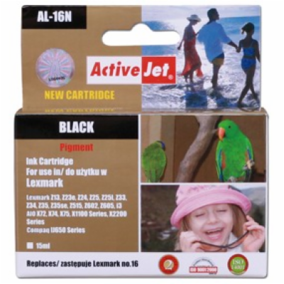 Inkoust ActiveJet AL-16N | Black | 15 ml | Lexmark 10N0016