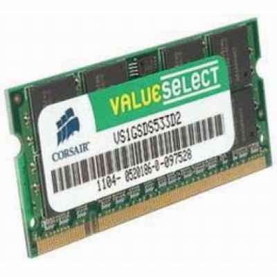 Corsair 1GB 667MHz DDR2 CL5 SODIMM (pro NTB)