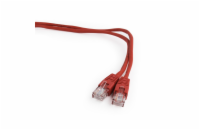 GEMBIRD kabel patchcord Cat5e UTP 0,5m, červený