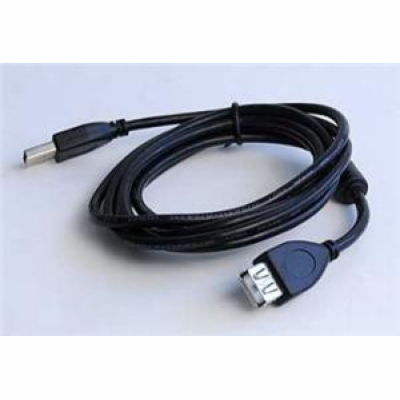 GEMBIRD Kabel USB 2.0 A-A prodlužovací 4,5m (černý, HQ s ...