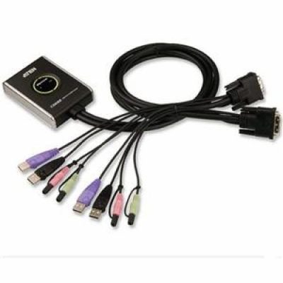 ATEN přepínač KVM 2-port DVI KVMP USB2.0, mini, audio, 1....