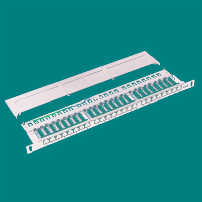 DATACOM Patch panel 19" STP 24 port CAT6 LSA 0,5U