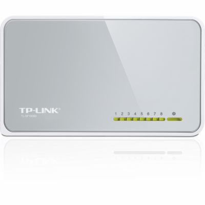 TP-Link switch TL-SF1008D (8x100Mb/s, fanless)