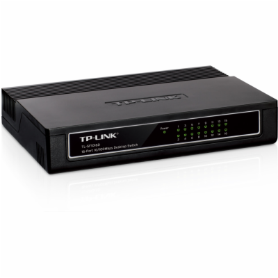 TP-Link TL-SF1016D/ switch 16x 10/100Mbps/ (úspora až 65%...