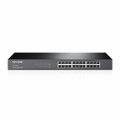 TP-Link switch TL-SG1024 (24xGbE, fanless)