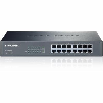 TP-Link switch TL-SG1016D (16xGbE, fanless)