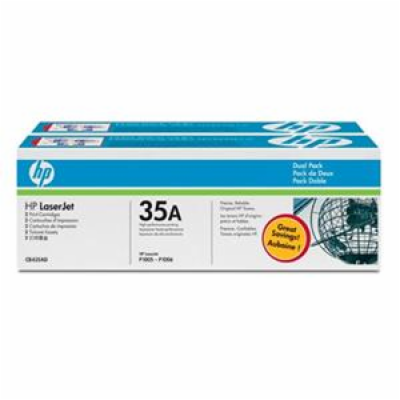 HP CB435AD - originální HP 35A Black 2-pack LJ Toner Cart...