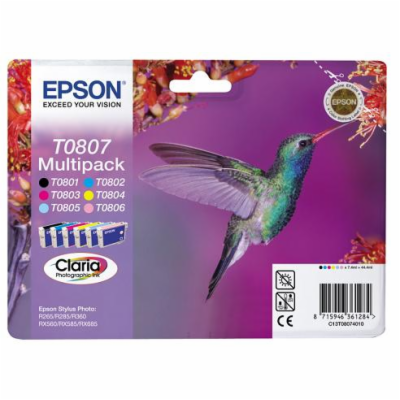 Epson inkoustové náplně - MULTIPACK/ C13T080740/ R265/ R3...