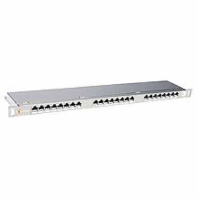 19" patch panel Solarix 24xRJ45 CAT6 STP s vyvazovací liš...