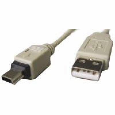 USB kabel A-MINI 5PM 2.0 2m HQ 1,8m