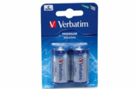 VERBATIM Alkalické baterie C,  2 PACK / LR14