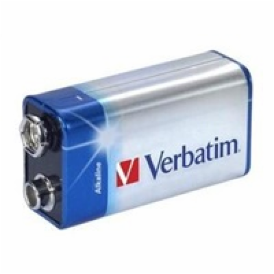 VERBATIM Alkalické baterie 9V, 1 PACK , 6LR61