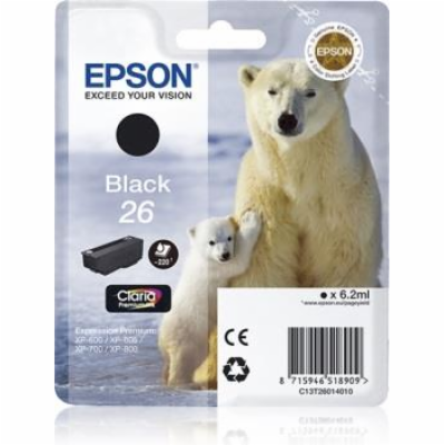 Epson Singlepack Black 26 Claria Premium Ink